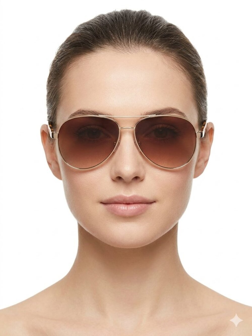 Womens Women's New York & Company FAUX TORTOISE AVIATOR SUNGLASSES nwt